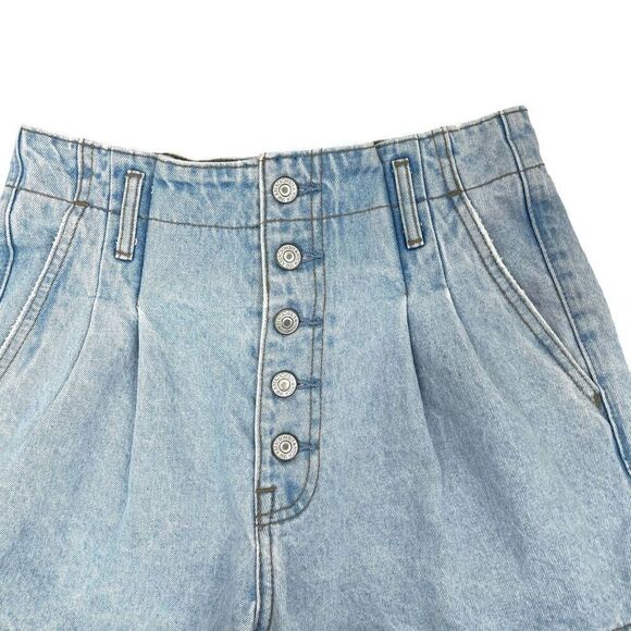 Abercrombie &‎ Fitch Natural rise High Waisted Shorts Size 27 - Picture 2 of 8